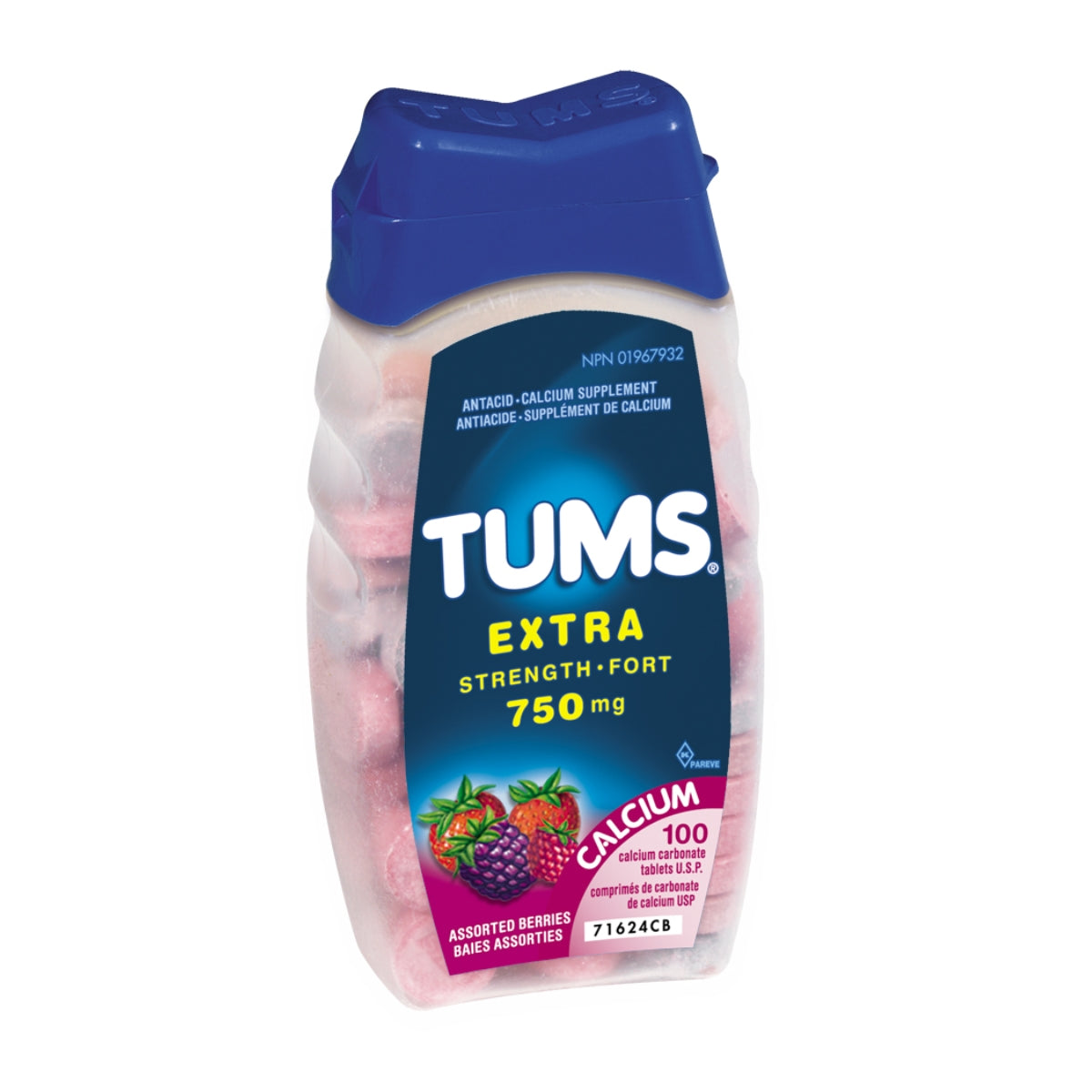 Tums Berry XS 100's