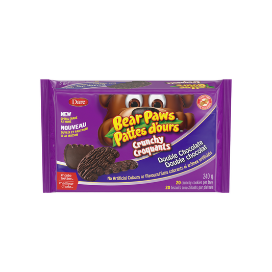 Dare Bear Paws Crunchy Double Chocolate 240g