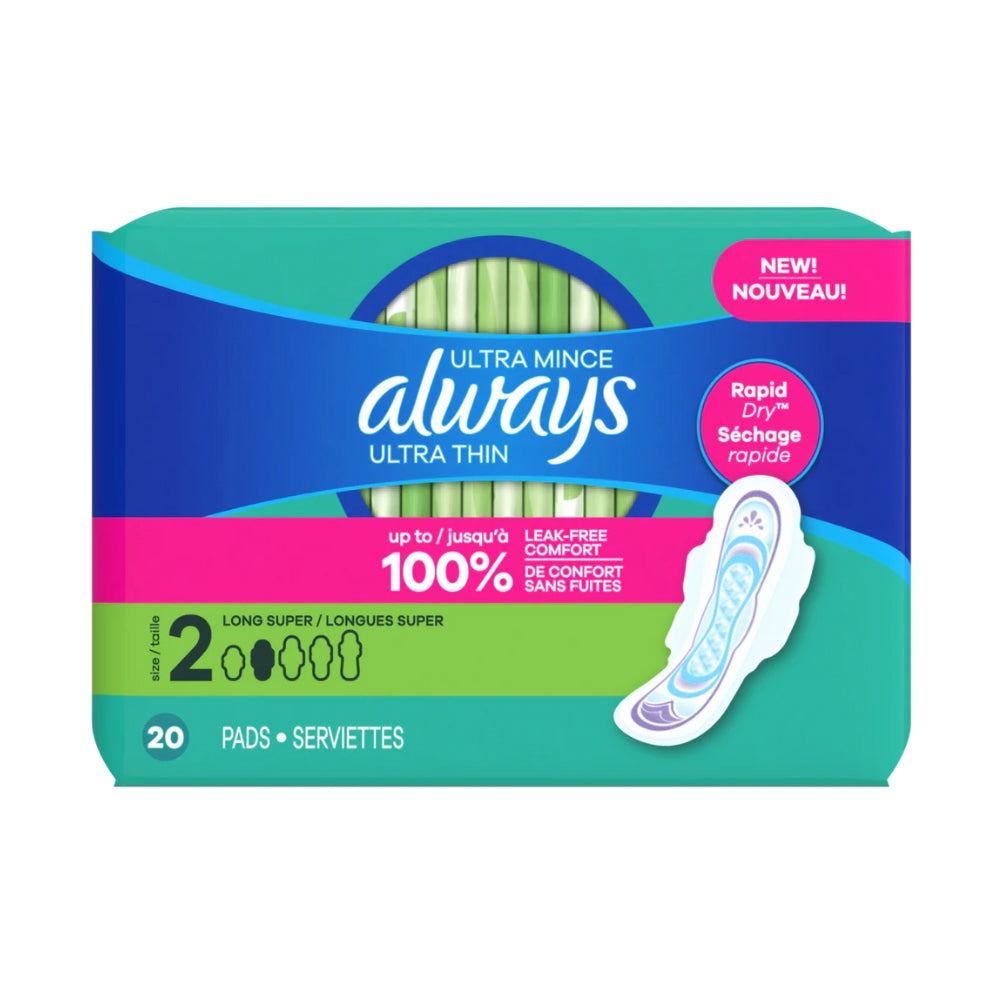 Always Ultra Thin with Flexi Wings 20's
