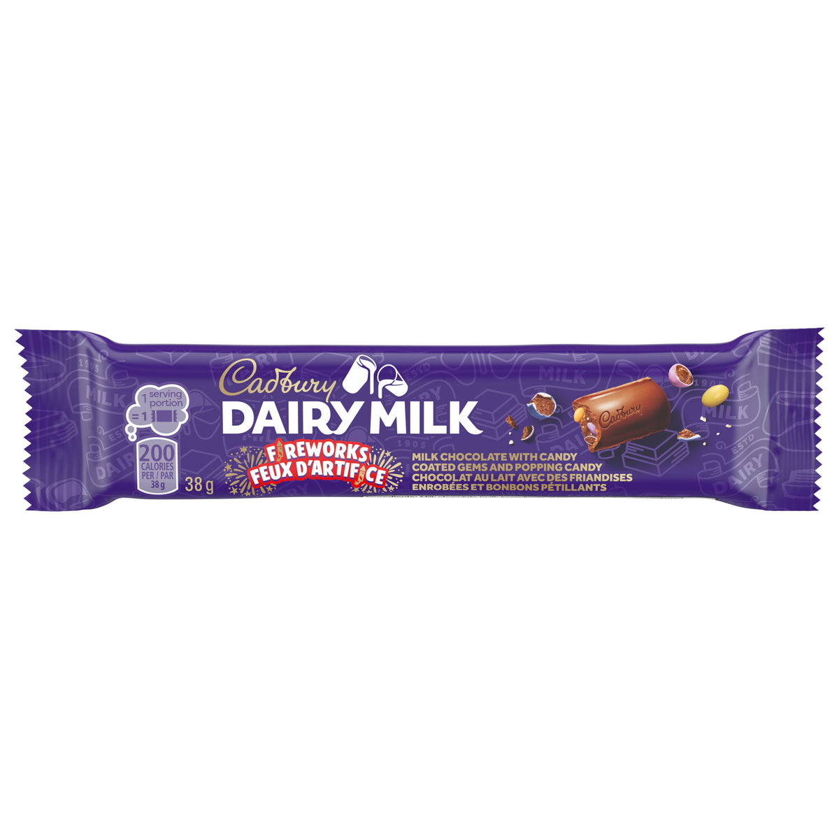 Mondelez Cadbury Dairy Milk Firework 38g 24//bx