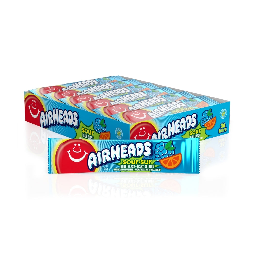 Airheads Sour Blue Blast 15.6g 36/bx