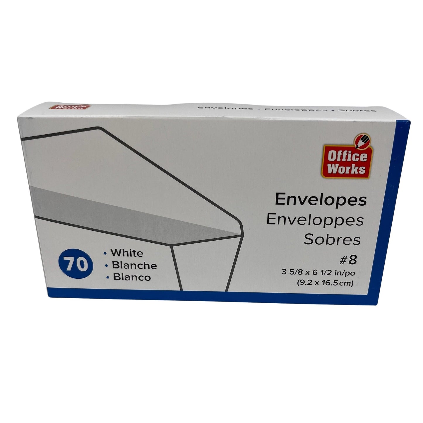 #8 Bluelined Envelope 70's 20416