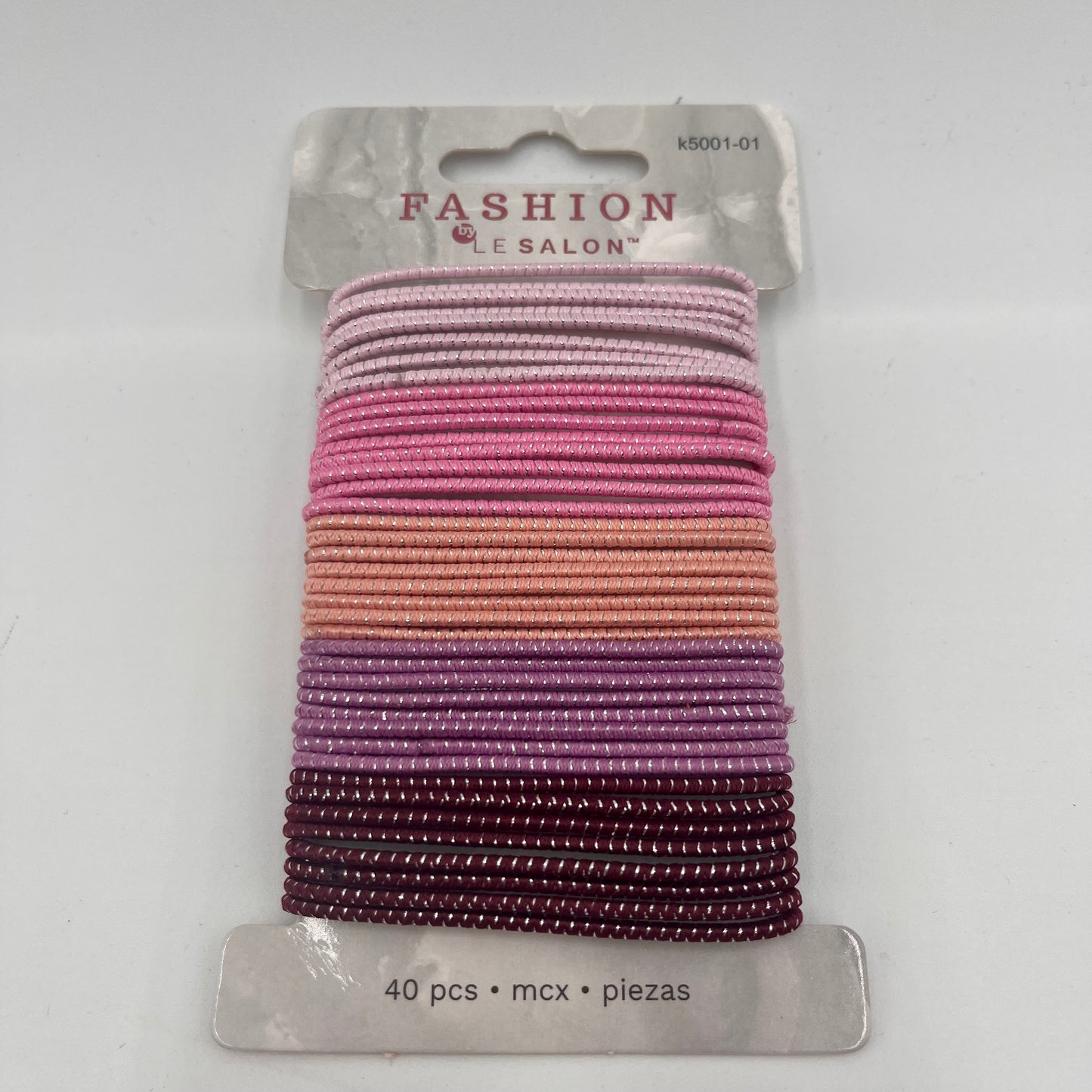 Hair Elastic Asst'd Colors 40's