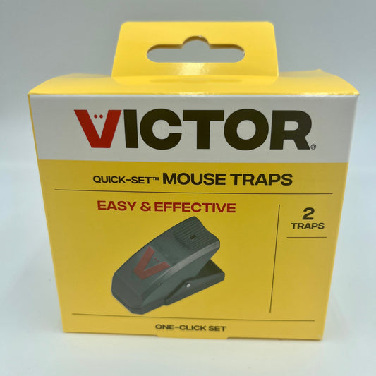 Victor Quick Set Mouse Trap (2's)