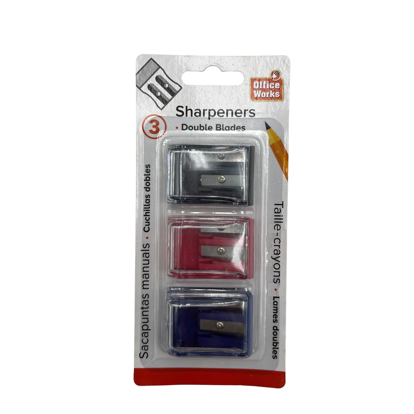 Pencil Sharpener 3/pk