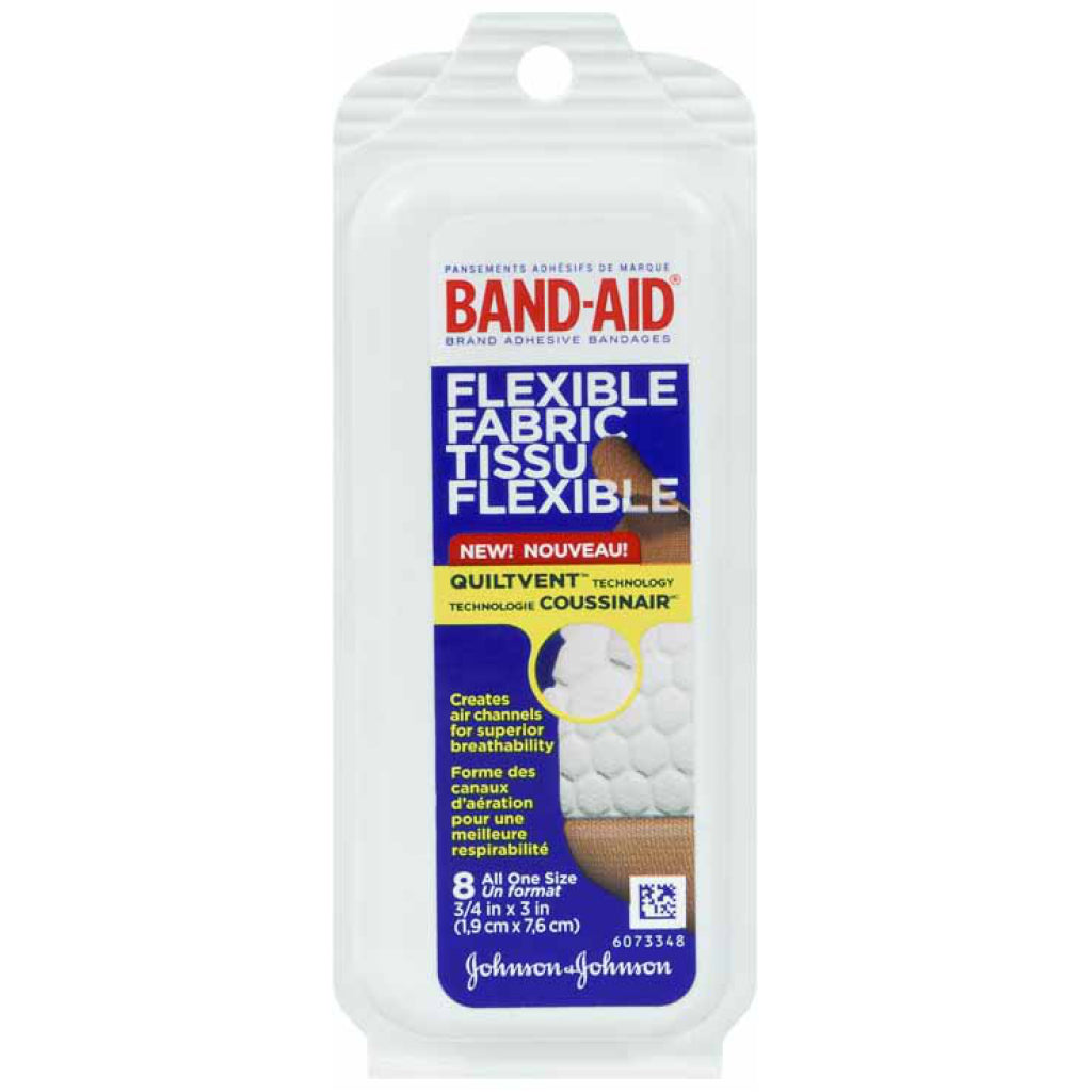 Pansements résistants en tissu Tough-Strips® en format unique Band-Aid