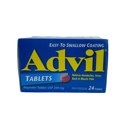 Advil Tab Reg 200 mg 24's