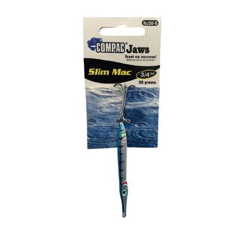 MJ20B Slim Mac Jigs 3/4oz Blue
