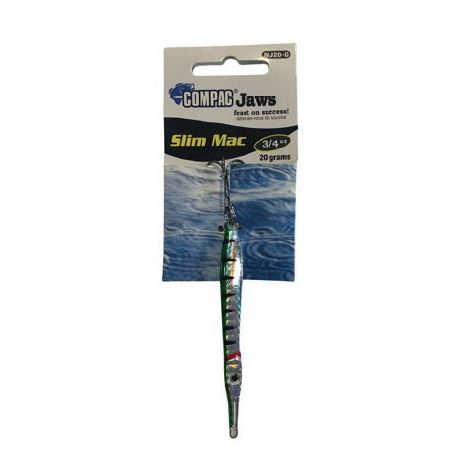 MJ20G Slim Mac Jigs 3/4z Green