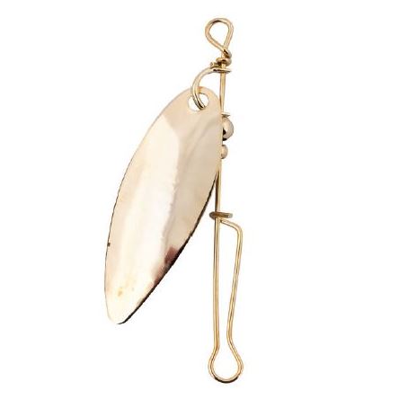 233511 Willowleaf Spinner #3.5 Gold Single 1/card