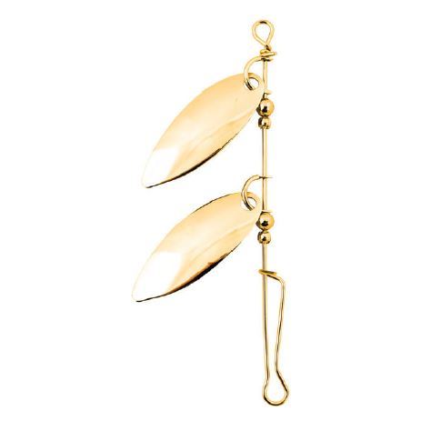 234201 Willowleaf Spinner #4 Gold Double 1/card