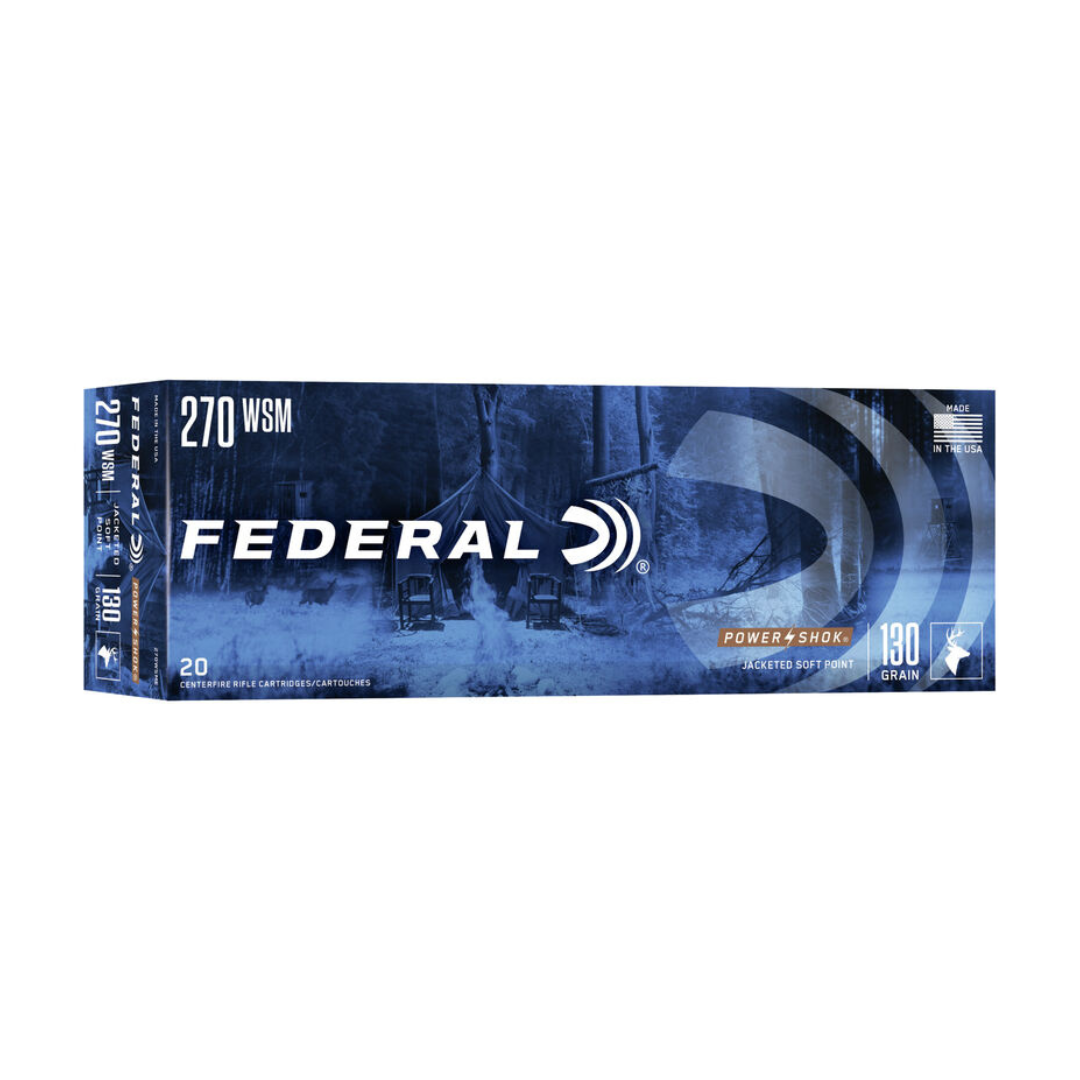 270WSME Win Short Mag 130gr SP 20/bx
