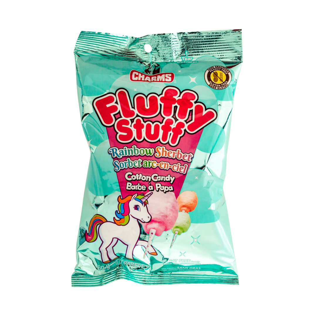 Charms Fluffy Stuff Unicorn Sherbet Cotton Candy