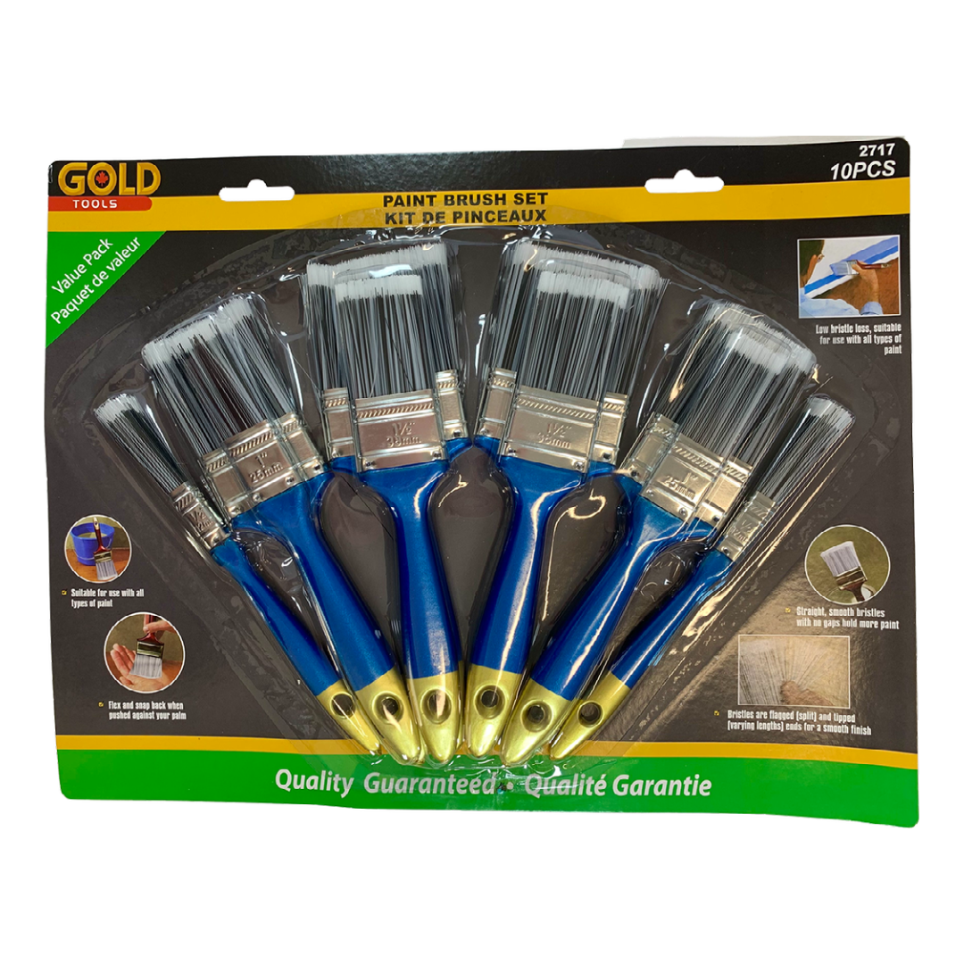 10 pc Paint Brush Set PT2717