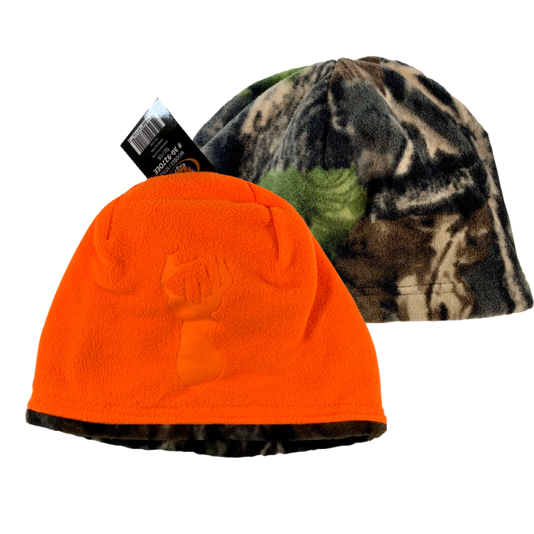 Camo/Orange Rev Fleece Toque