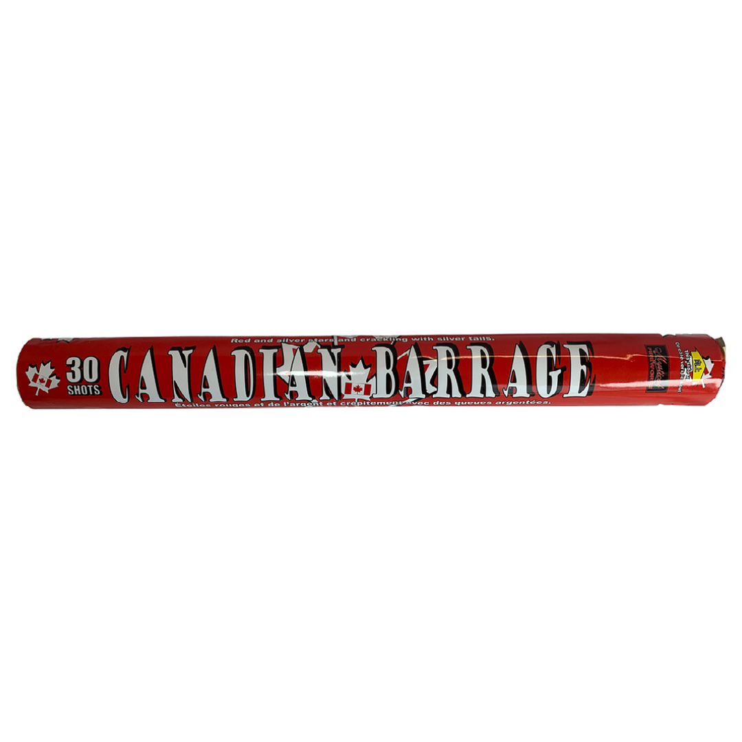Fireworks Canadian Barrage 30 shot