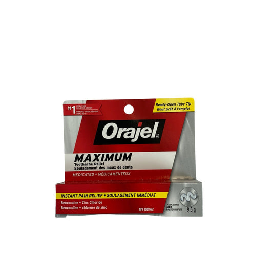 Orajel Max Strength Gel 9.5g Medicated