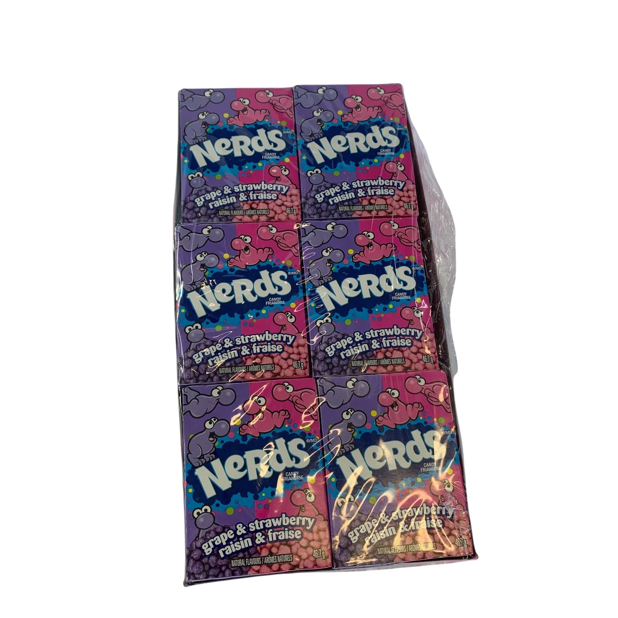 Nerds Grape & Strawberry 45.7g 24/pk Aiton Drug Co