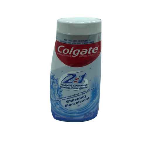 Colgate 2 in1 100ml Whitening Toothpaste/Mouthwash