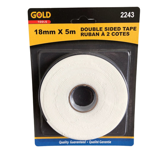 Double Sided Tape18mm x 5m GT2243 Gold