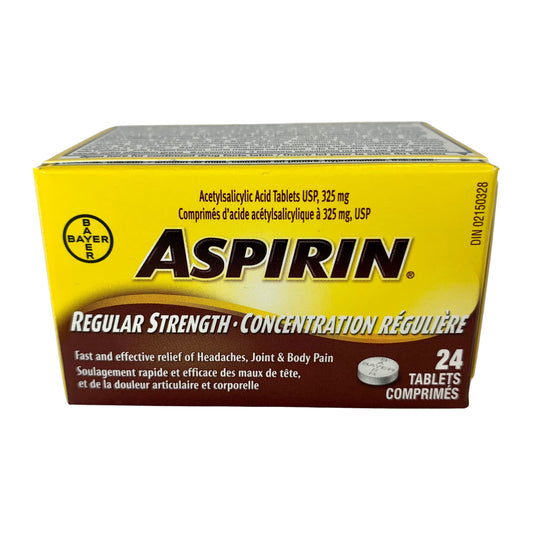 Aspirin Tabs 24's 325 mg