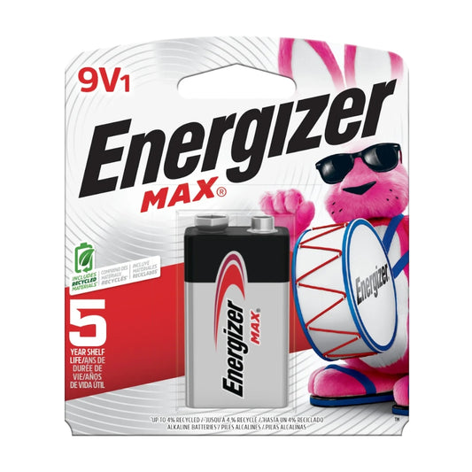 9V Energizer Battery 1/cd 522