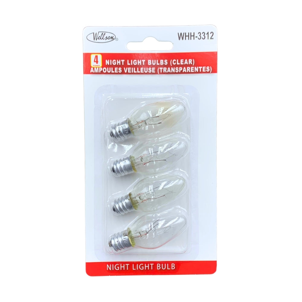Night Light Bulbs 4's  #WHH-3312