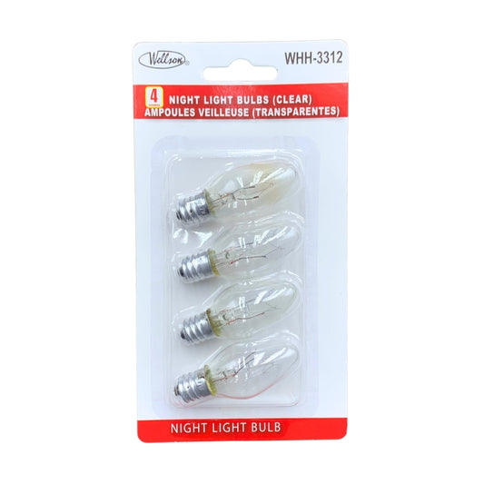 Night Light Bulbs 4's  #WHH-3312