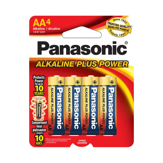 AA 4/cd Battery ALKALINE Panasonic