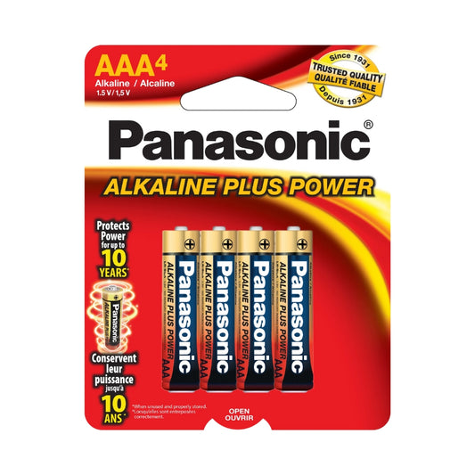 AAA 4/cd Battery ALKALINE Panasonic