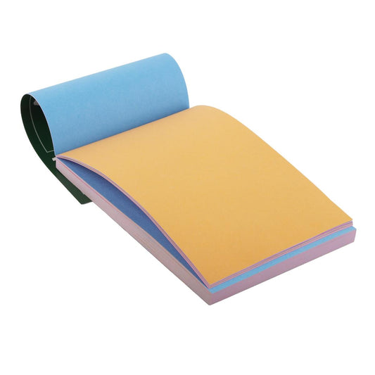 Writing Pad 5x8 100sheet, Multi-colored paper