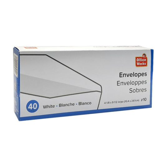 Envelopes #10 Reg 40's Office Works
