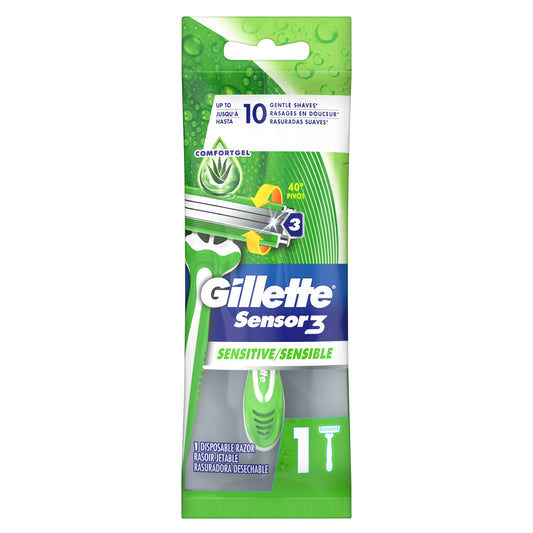 Gillette Sensor Senstive Razor 1ct