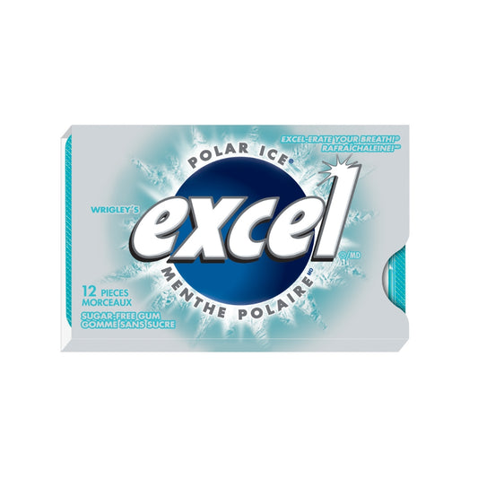 Excel Polar Ice Sugarless gum 12/box