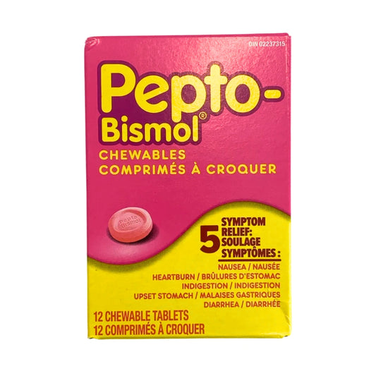 Pepto Bismol Caps Chewable 12's