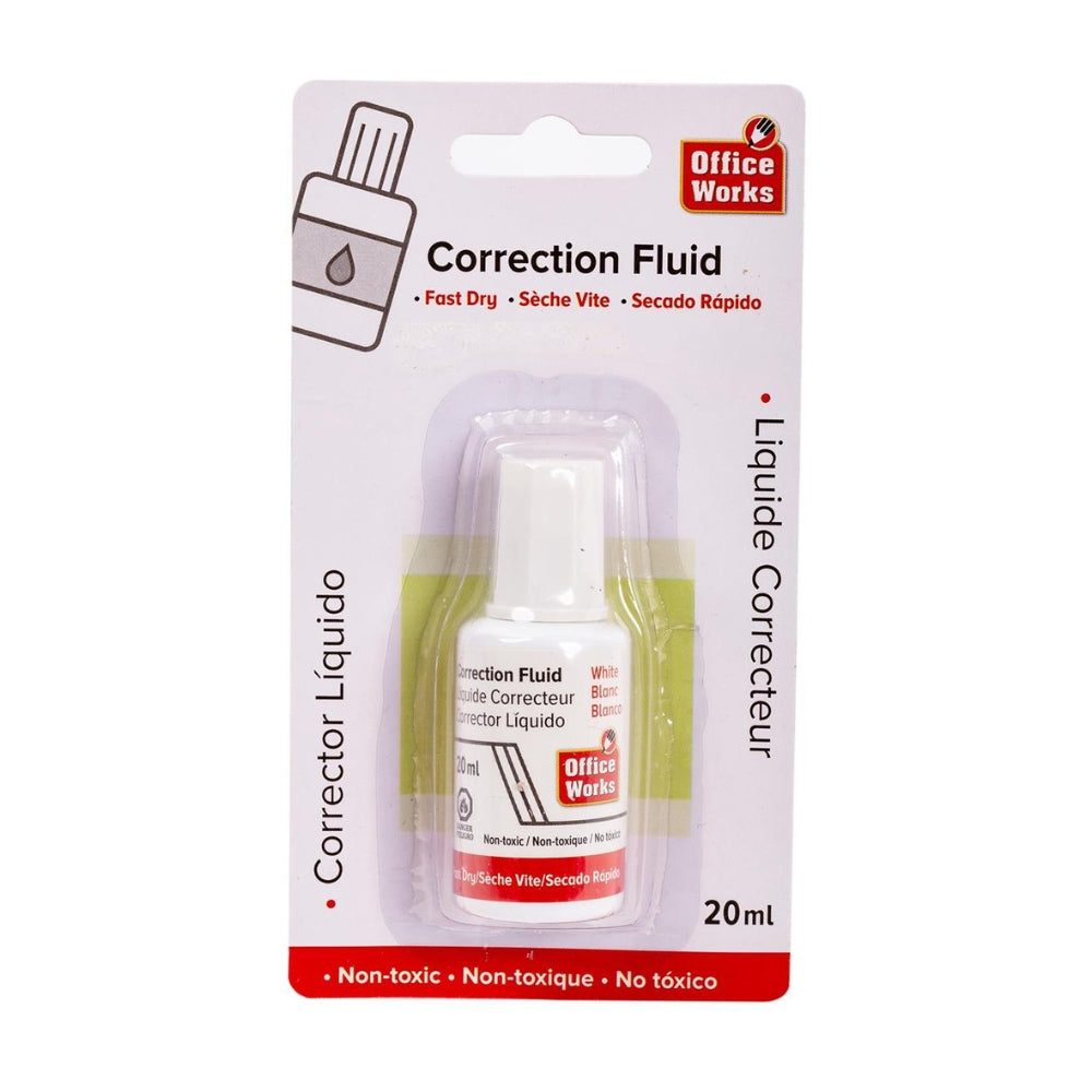 Correction Fluid 20 ml Office works 30860
