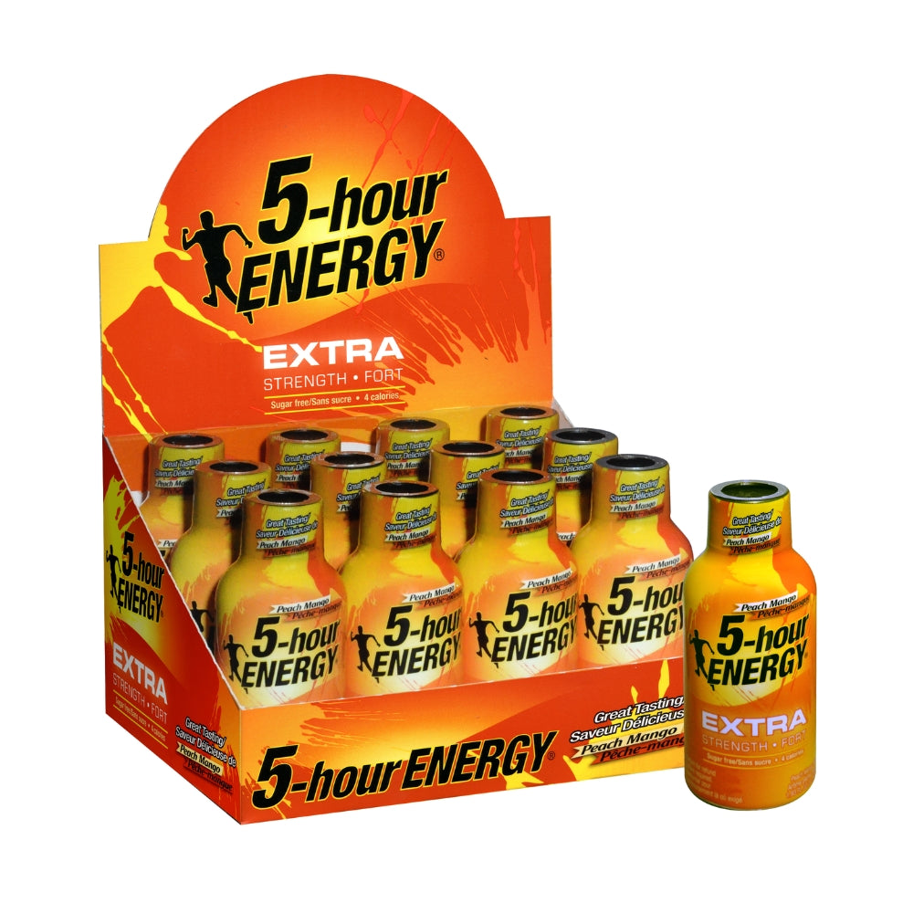 Energy Drink 5 Hour XS Peach Mango 57 ml 12/bx