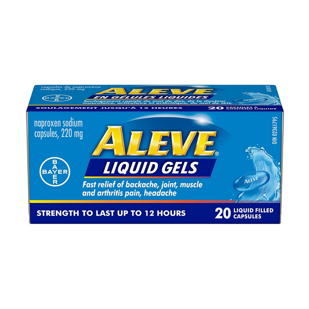Aleve Liquid Gels20's 220 mg
