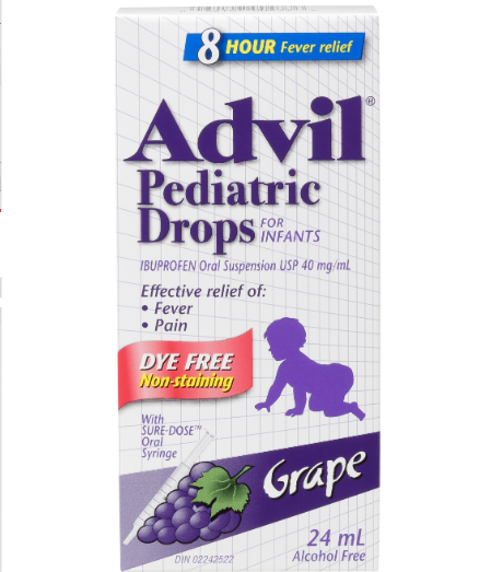 Advil Drop Grape Dye Free24 ml