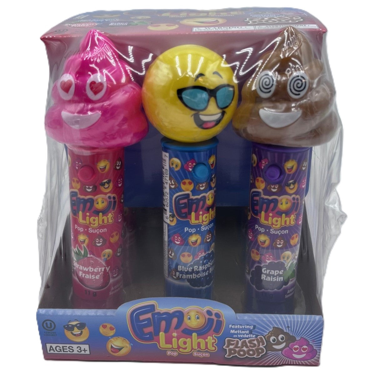 47169 Emoji Light up Pop 12/bx