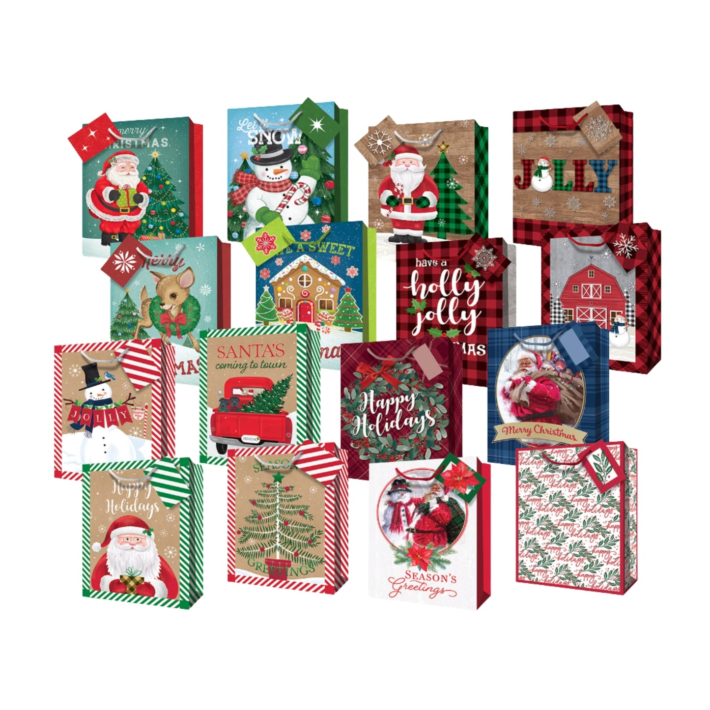 Christmas Gift Bag Medium assorted