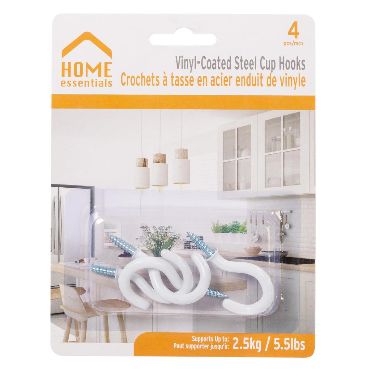 Cup Hooks 4 pk