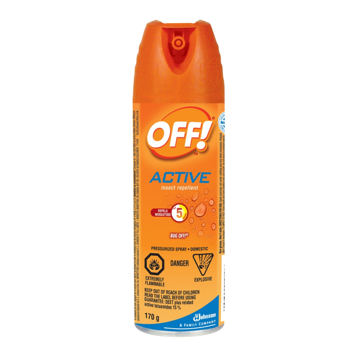 1910 Off Active Aerosol 170g