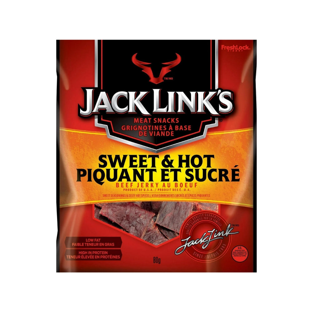 Jack Link's Beef Jerky Sweet & Hot - 80g 12/bx