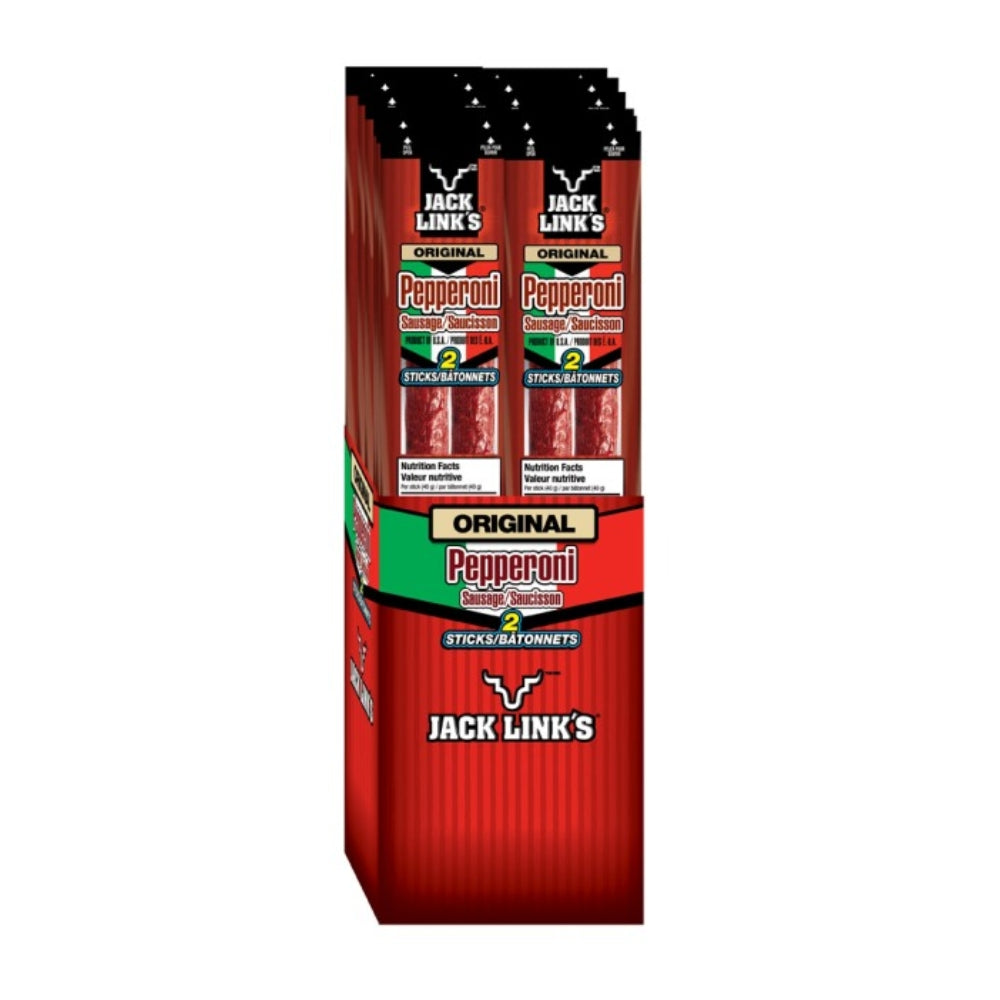 Jack Link Pepperoni Stick Original 80g 12/bx