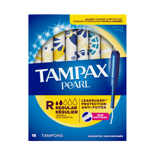 Regular Tampax Pearl 18's