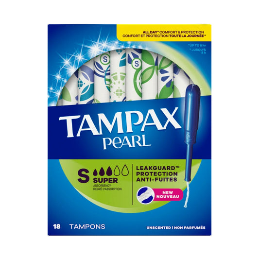 Super Tampax Pearl 18's