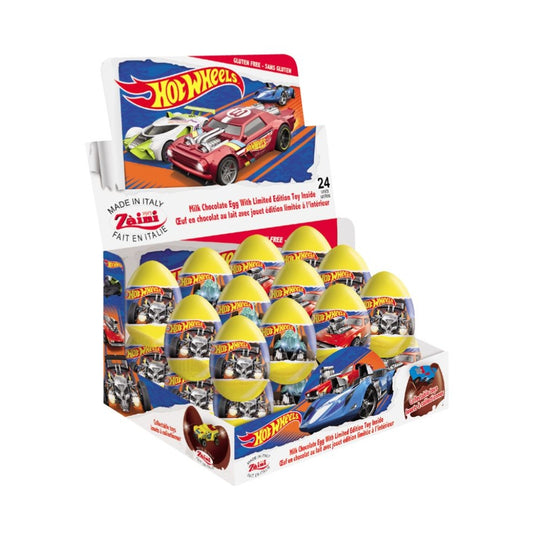 Hot Wheels Chocolate Egg 24/box