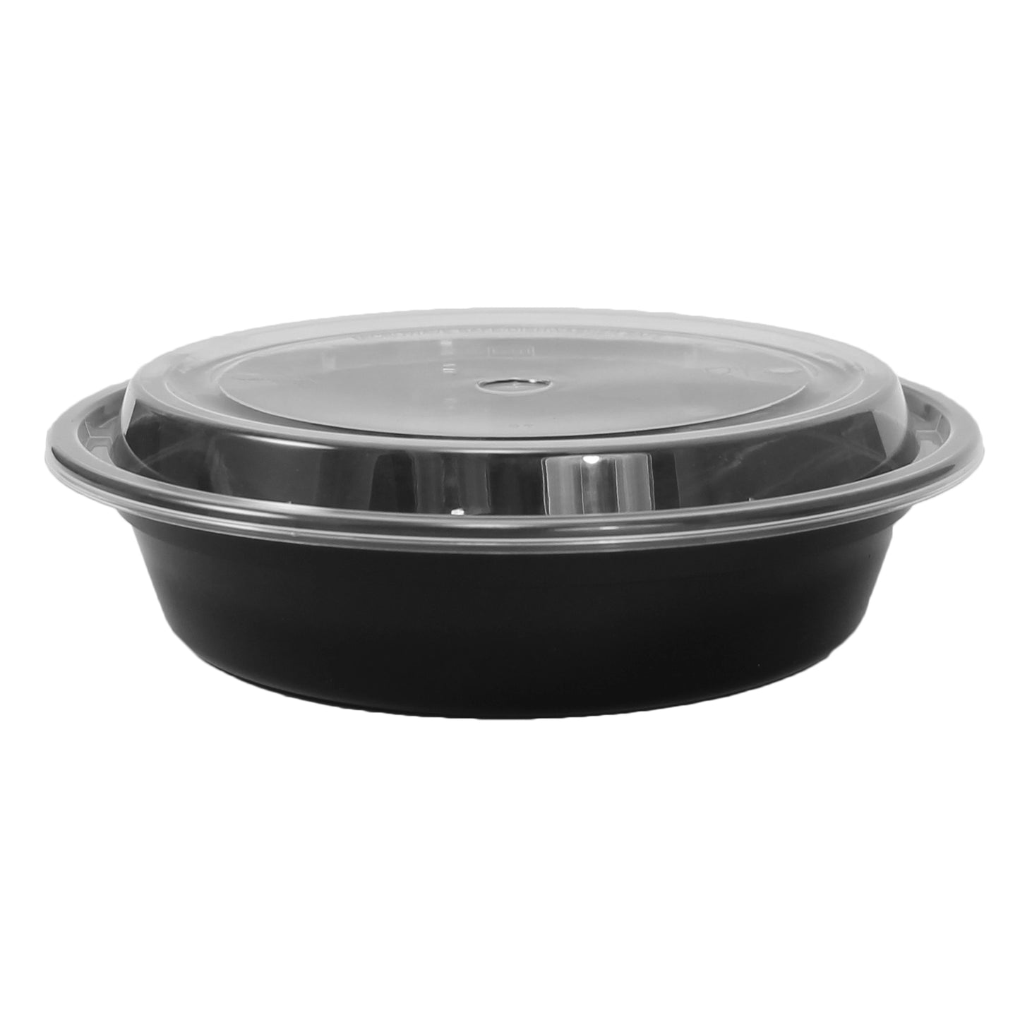 Case of Round Containers with Lids 48 oz 50/SL