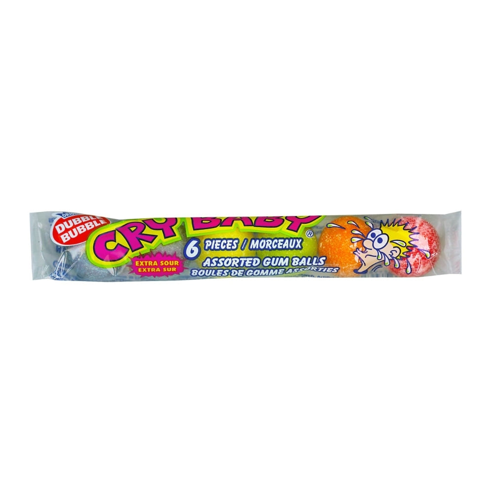 Dubble Bubble Cry Baby Gumballs 6/pk -24/bx
